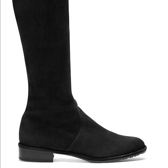Stuart Weitzman Black suede lowland boot - Picture 6 of 10